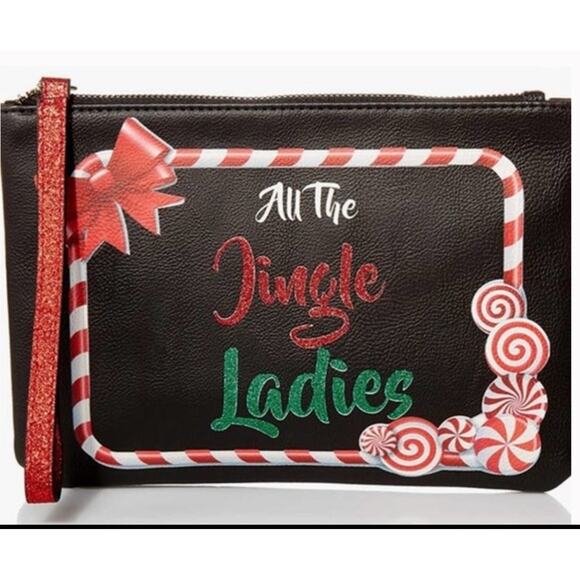 Christmas Wristlet Clutch Betsey Johnson - Picture 1 of 9